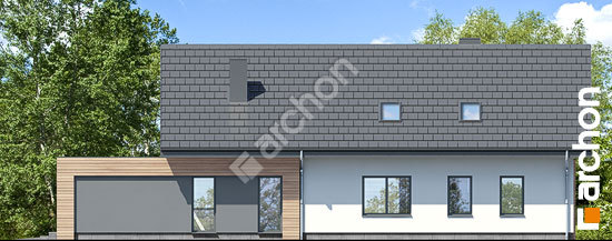 Бочний фасад Будинок в бетуліях 2