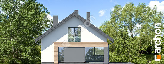 Дворовой фасад Дом в бетулиях 2