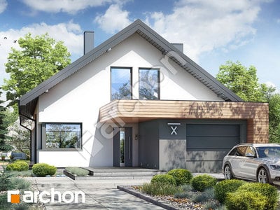 Проєкт будинку ARCHON+ Будинок в бетуліях 2 