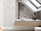 Проект дома ARCHON+ Летний домик в голокучнике визуализация ванной (визуализация 3 вид 1)