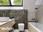 Проект дома ARCHON+ Летний домик в голокучнике визуализация ванной (визуализация 3 вид 2)