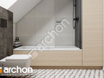 Проект дома ARCHON+ Летний домик в голокучнике визуализация ванной (визуализация 3 вид 3)
