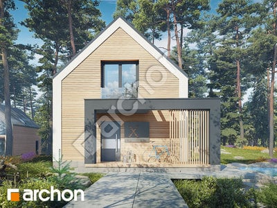 Проект дома ARCHON+ Летний домик в голокучнике 