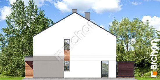 Бочний фасад Будинок в рівіях (ГР2)
