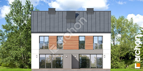 Дворовой фасад Дом в ривиях (ГР2)