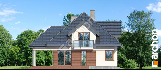 Бочний фасад 'Будинок в сливах 3 (Г2)