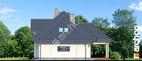 Бочний фасад 'Будинок в сливах 3 (Г2)