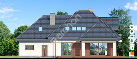 Дворовой фасад Дом в сливах 3 (Г2)