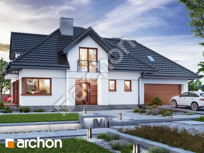 Проект дома ARCHON+ Дом в сливах 3 (Г2) 