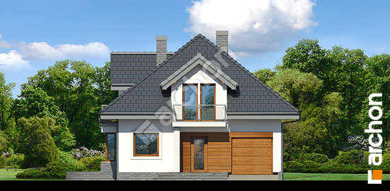 Передній фасад Будинок в абеліях вер.2