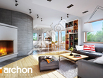 Проект дома ARCHON+ Дом в абелиях вер.2 дневная зона (визуализация 1 вид 1)