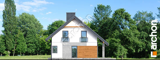 Боковой фасад Дом в малиновках 2 (Р2)