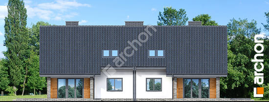 Дворовий фасад Будинок в малинівці 2 (Р2)