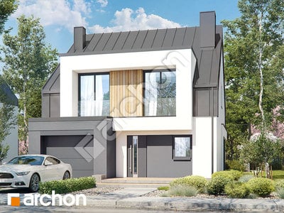 Проект дома ARCHON+ Дом в клематисах 29 