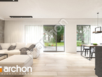Проект будинку ARCHON+ Будинок в клематисах 29 денна зона (візуалізація 1 від 2)