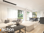 Проект будинку ARCHON+ Будинок в клематисах 29 денна зона (візуалізація 1 від 3)