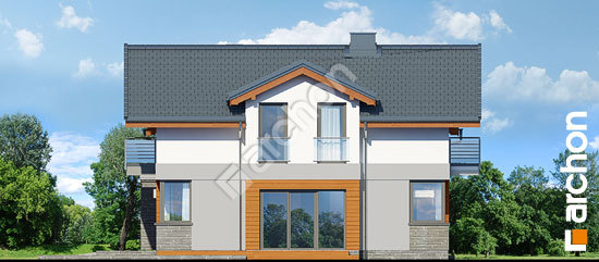 Бочний фасад Будинок в буддлеях 3