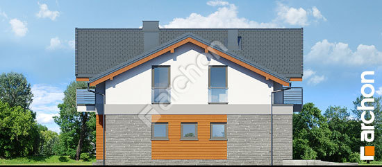 Бочний фасад Будинок в буддлеях 3