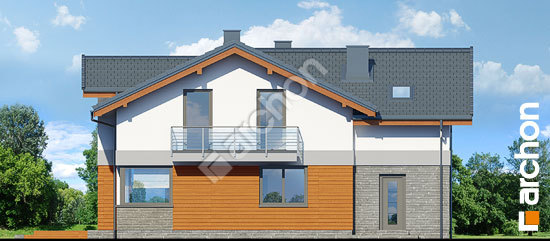 Дворовой фасад Дом в буддлеях 3