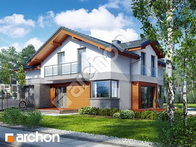 Проект дома ARCHON+ Дом в буддлеях 3 