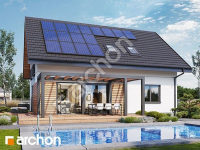 Проект дома ARCHON+ Дом в малиновках 14 (Е) ВИЭ 