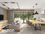 Проект будинку ARCHON+ Будинок в малинівці 14 (Е) ВДЕ денна зона (візуалізація 1 від 3)