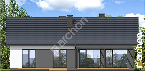 Бочний фасад Будинок у оливниках 4