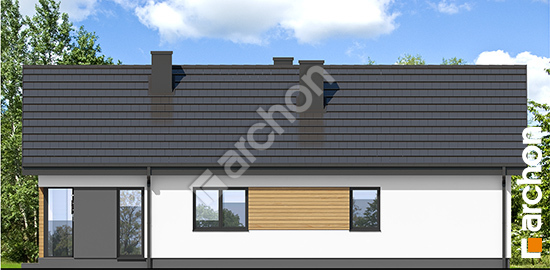 Бочний фасад Будинок у оливниках 4