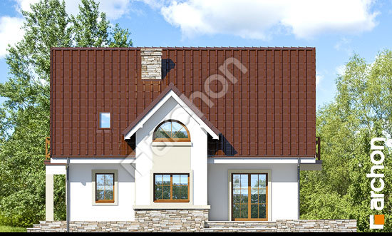 Бочний фасад Будинок в абрикосах 2 вер. 2