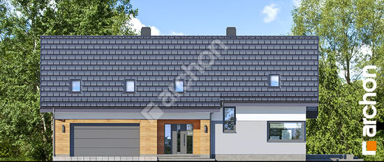 Передний фасад Дом в джонатанах 2 (Г2)