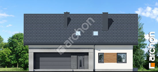 Передній фасад Будинок в аурорах 14 (Г2)