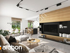 Проект будинку ARCHON+ Будинок в аурорах 14 (Г2) денна зона (візуалізація 1 від 4)