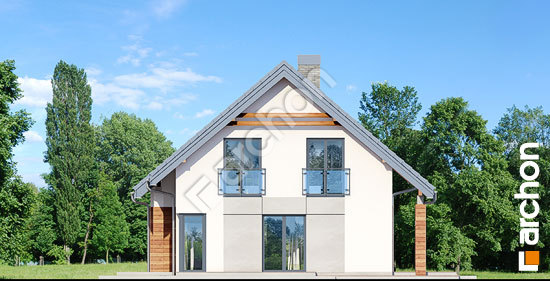 Бочний фасад Будинок в яблонках 11