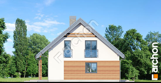 Боковой фасад Дом в яблонках 11