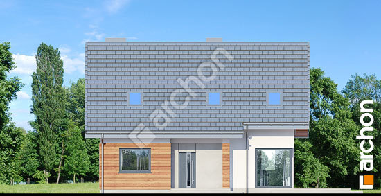 Передний фасад Дом в яблонках 11