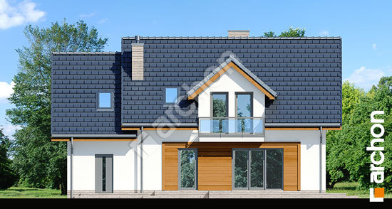 Дворовой фасад Дом в ясенниках