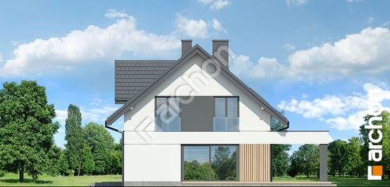 Бочний фасад Будинок в яблонках 17 (Г2)