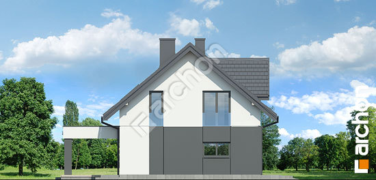 Бочний фасад Будинок в яблонках 17 (Г2)