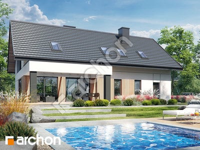 Проєкт будинку ARCHON+ Будинок в яблонках 17 (Г2) 