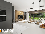 Проект будинку ARCHON+ Будинок у вівсянниці 4 (Г) візуалізація кухні 1 від 3