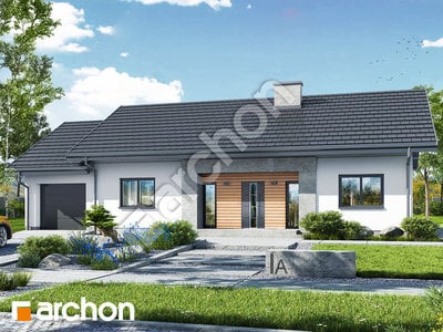 Проект дома ARCHON+ Дом в овсянницах 4 (Г) 