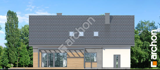 Дворовой фасад Дом в малиновках 14 (ГА)