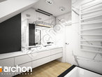 Проект будинку ARCHON+ Будинок в малинівці 14 (ГА) візуалізація ванни (візуалізація 3 від 3)