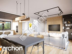 Проект будинку ARCHON+ Будинок в малинівці 14 (ГА) денна зона (візуалізація 1 від 5)