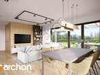 Проект дома ARCHON+ Дом в малиновках 14 (ГА) дневная зона (визуализация 1 вид 4)