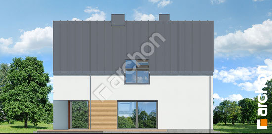 Боковой фасад Дом в саду 3