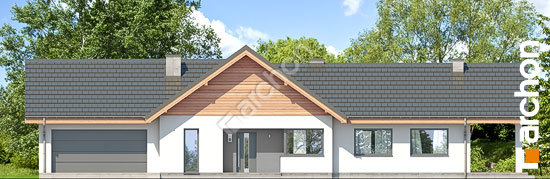 Передній фасад Будинок в мажанках 3 (Г2)