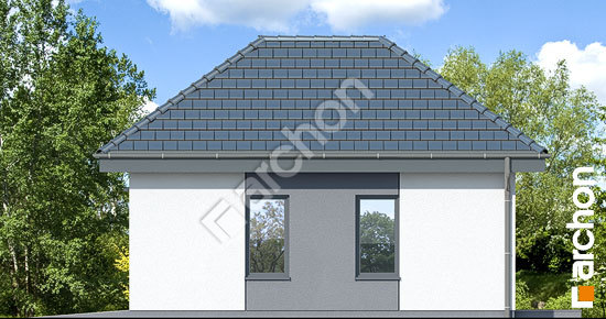 Бочний фасад Г33 - Одномісний гараж