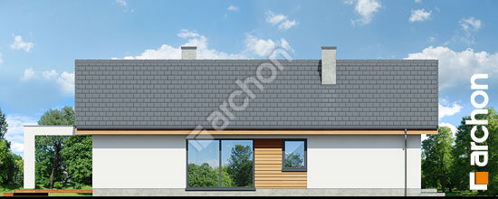 Боковой фасад Дом под апельсином