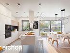 Проект дома ARCHON+ Дом под апельсином визуализация кухни 1 вид 2